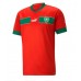 Marocko Replika Hemma matchkläder VM 2022 Korta ärmar